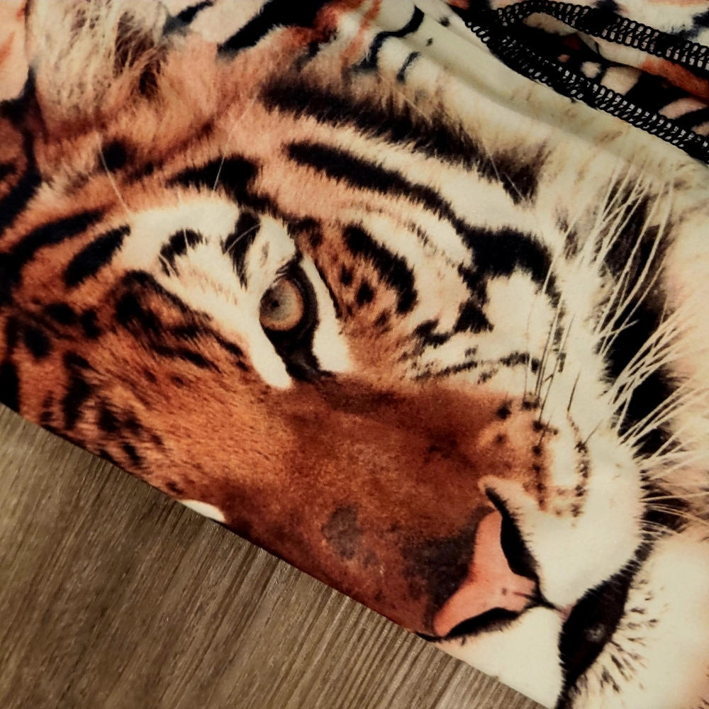 Rare waist animal print leggings - Picture 4 of 15